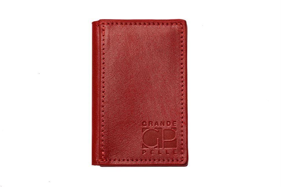 CardCase cartolina, глянец, красный Grande Pelle 303660