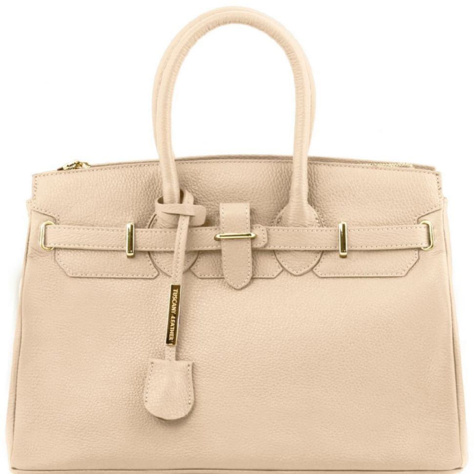 TL Bag Кожаная сумка женская Tuscany TL141529 (Бежевый)