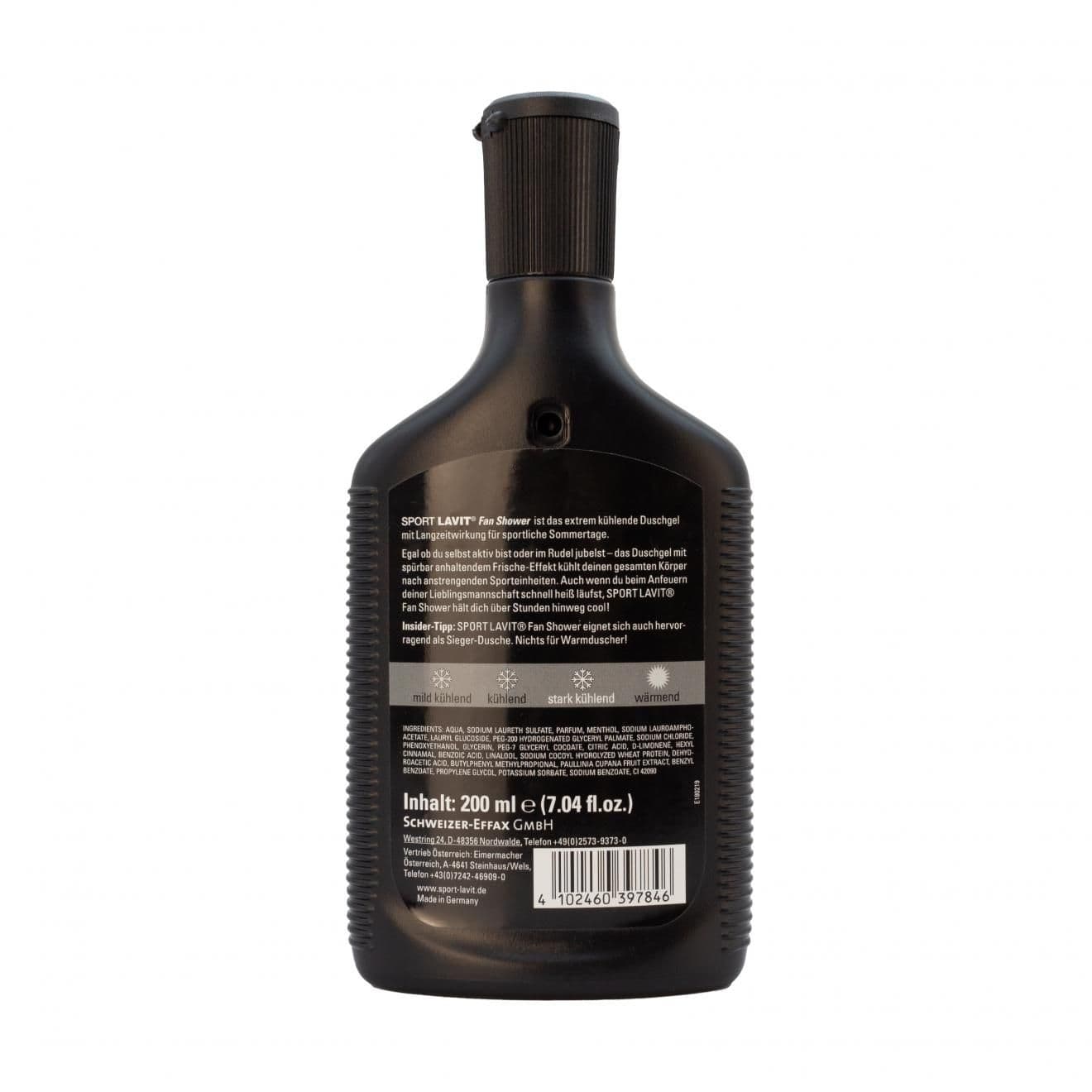 Гель для душу з охолоджуючим ефектом Sport Lavit Fan Shower 200 ml (39784300) — 2