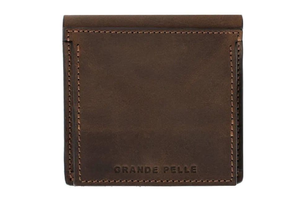 Портмоне Lettera с монетницей, коричневый Grande Pelle 537120 — 4