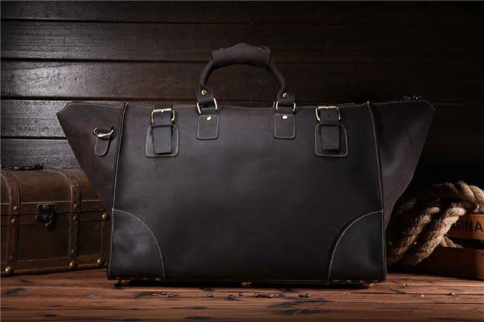 Вінтажна сумка саквояж Crazy Horse Bexhill bx3151 — 4