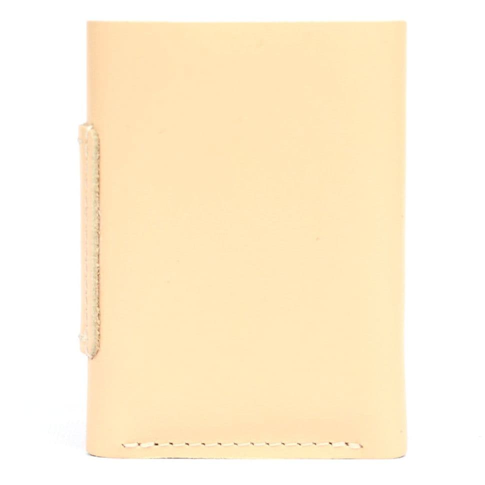 Портмоне кожаное, глянец, бежь Grande Pelle 504243 — 3