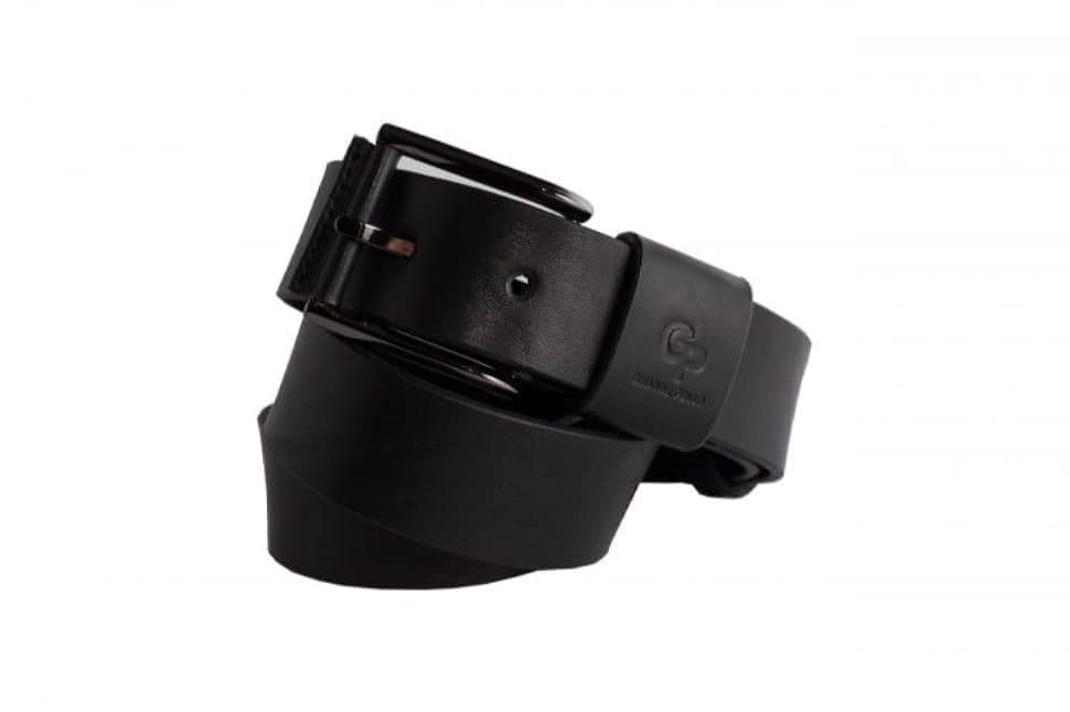 Шкіряний ремінь Calvin GP Grande Pelle чорний 40 мм унисекс 430013701 — 3