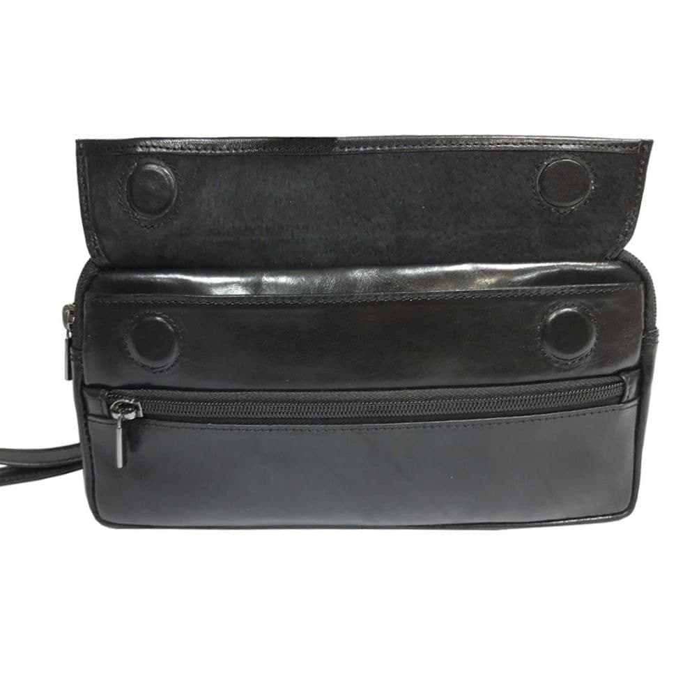 Сумка-клатч шкіряна Italico 9405 nero чорний — 2