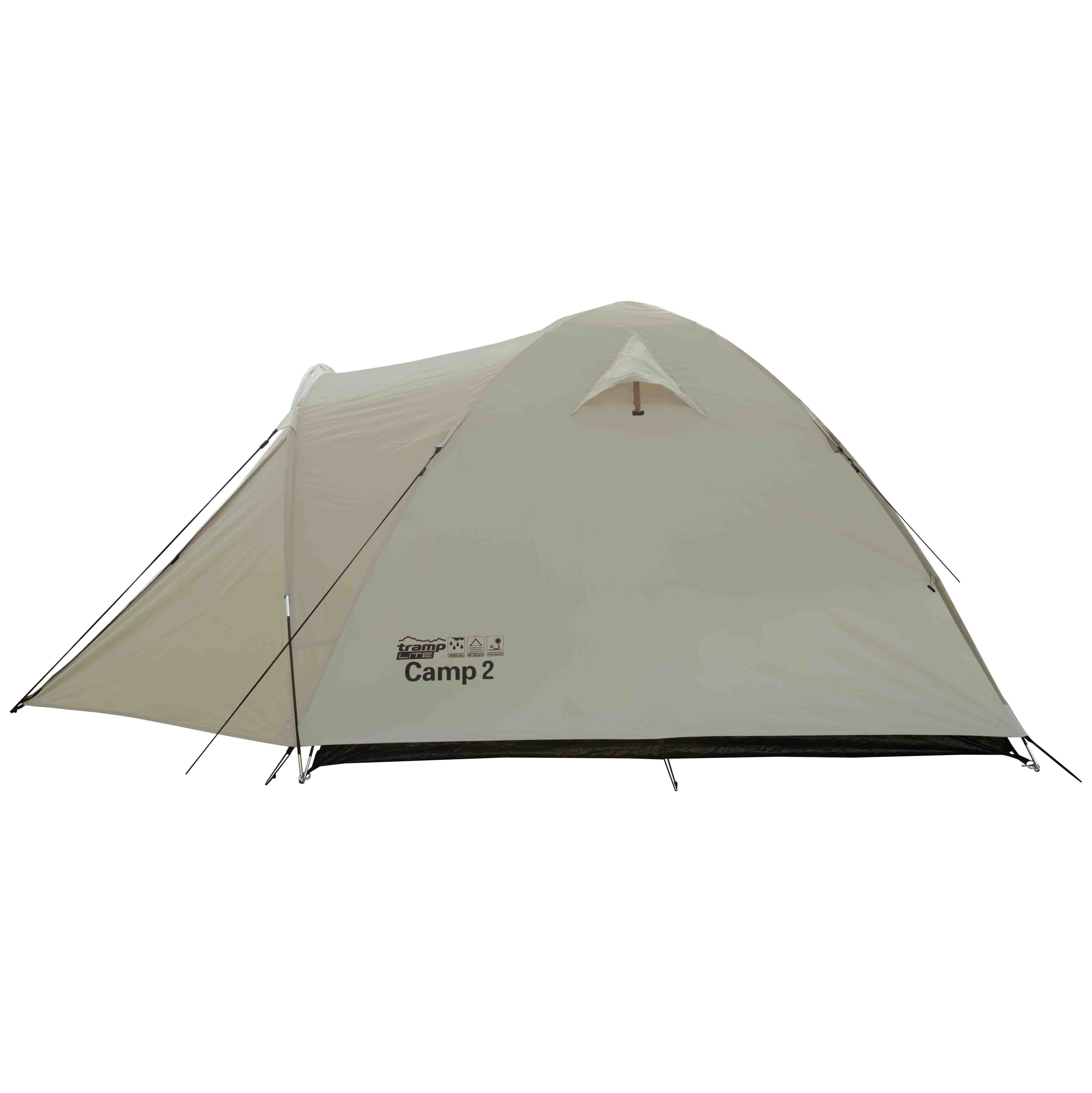 Палатка Tramp Lite Camp 2 песочная — 3