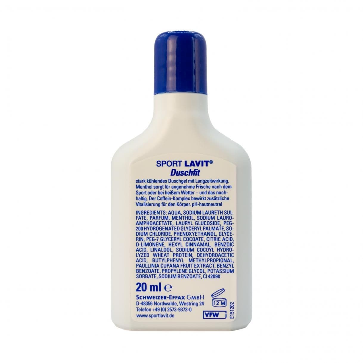 Гель для душу з охолоджуючим ефектом Sport Lavit Shower Fit 20 ml Mini (39804900) — 2