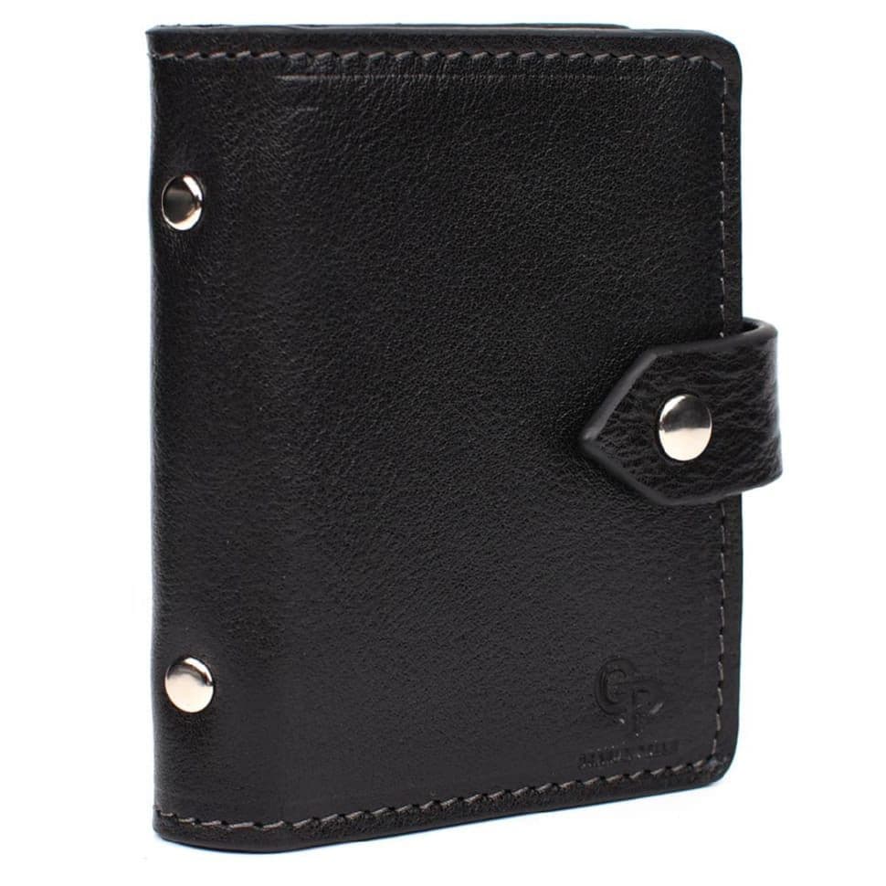 Кардхолдер CardCase чорна шкіра Grande Pelle 311410 — 3