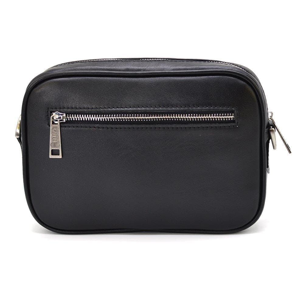 Кожаная сумка барсетка черная TARWA GA-7310-4lx — 4