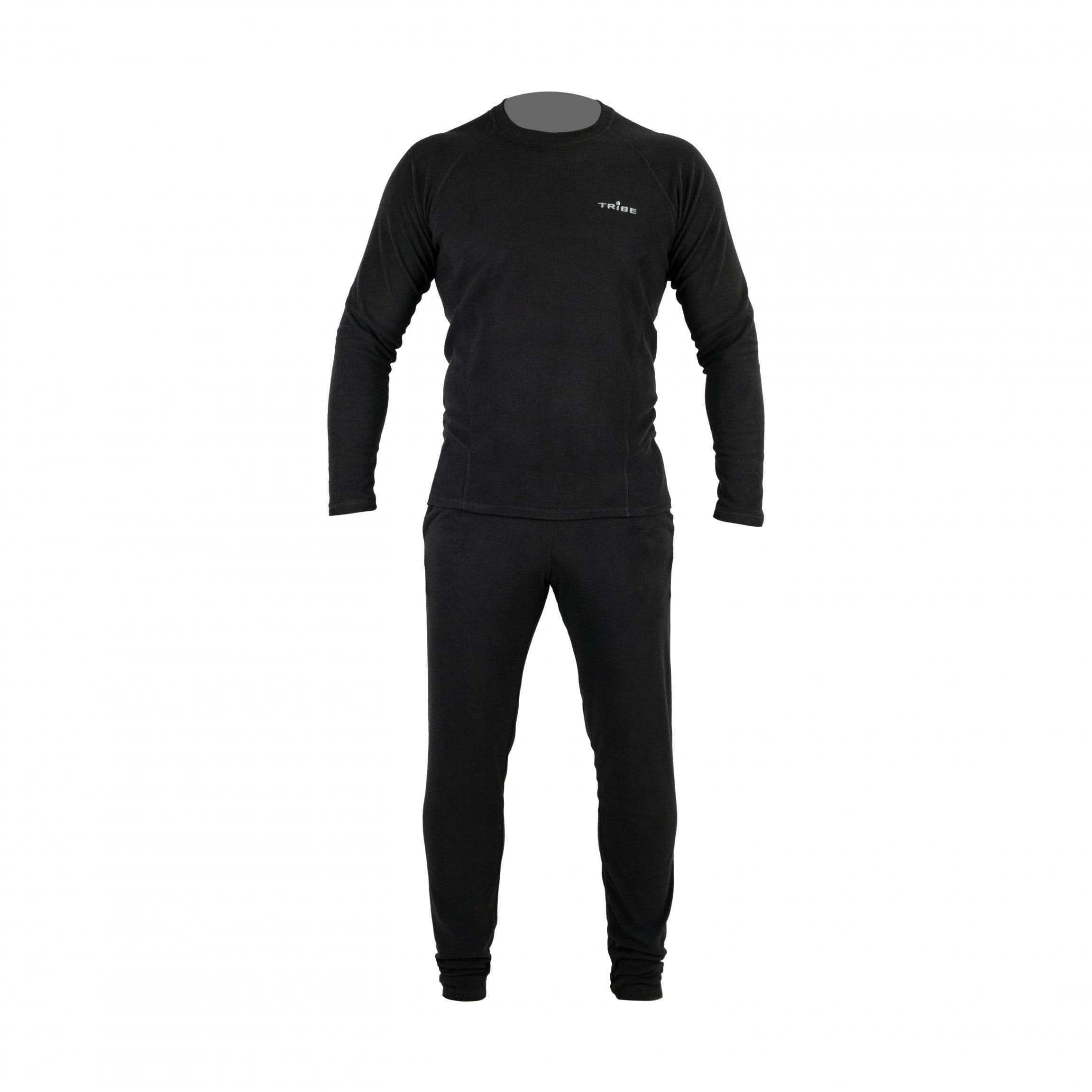 Термобілизна чоловіча Tribe Microfleece (футболка+штани) T-KA-0015-black, T-KA-0015-black-XL