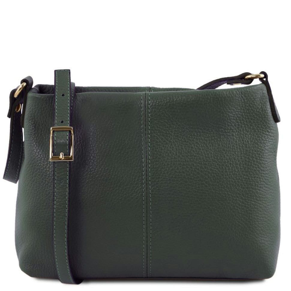 Женская кожаная сумка через плечо TL141720 Tuscany Leather (Forest Green)