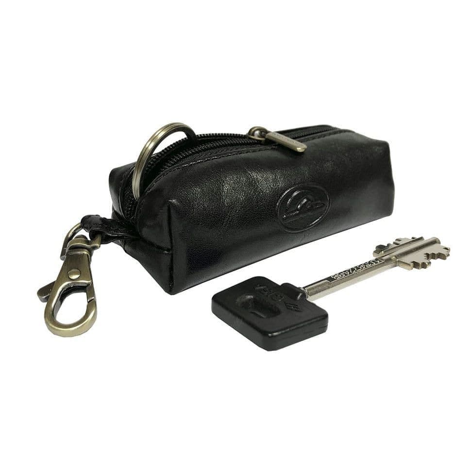 Ключниця шкіряна Italico 109 nero чорний — 2