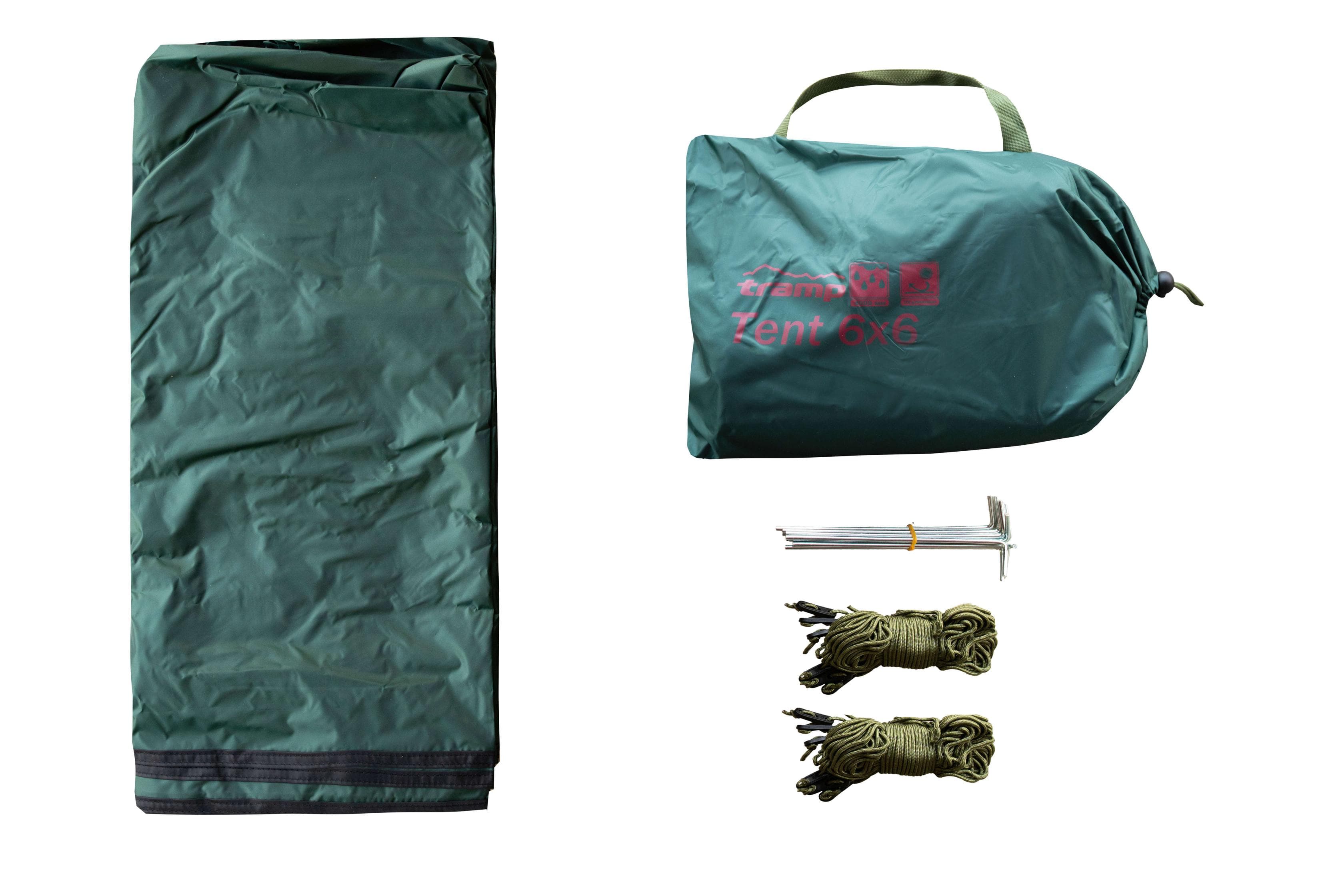 Тент Tramp Tent 6 х 6 green UTRT-103 — 4