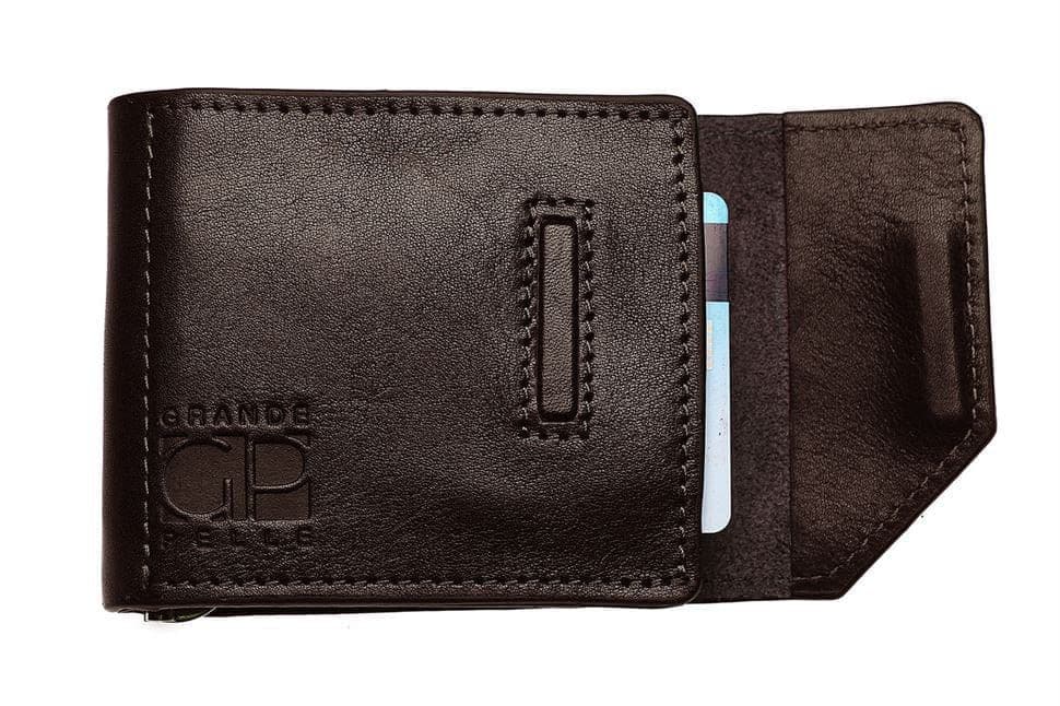Зажим для денег Soldi, глянец, шоколад GP 120620 — 3
