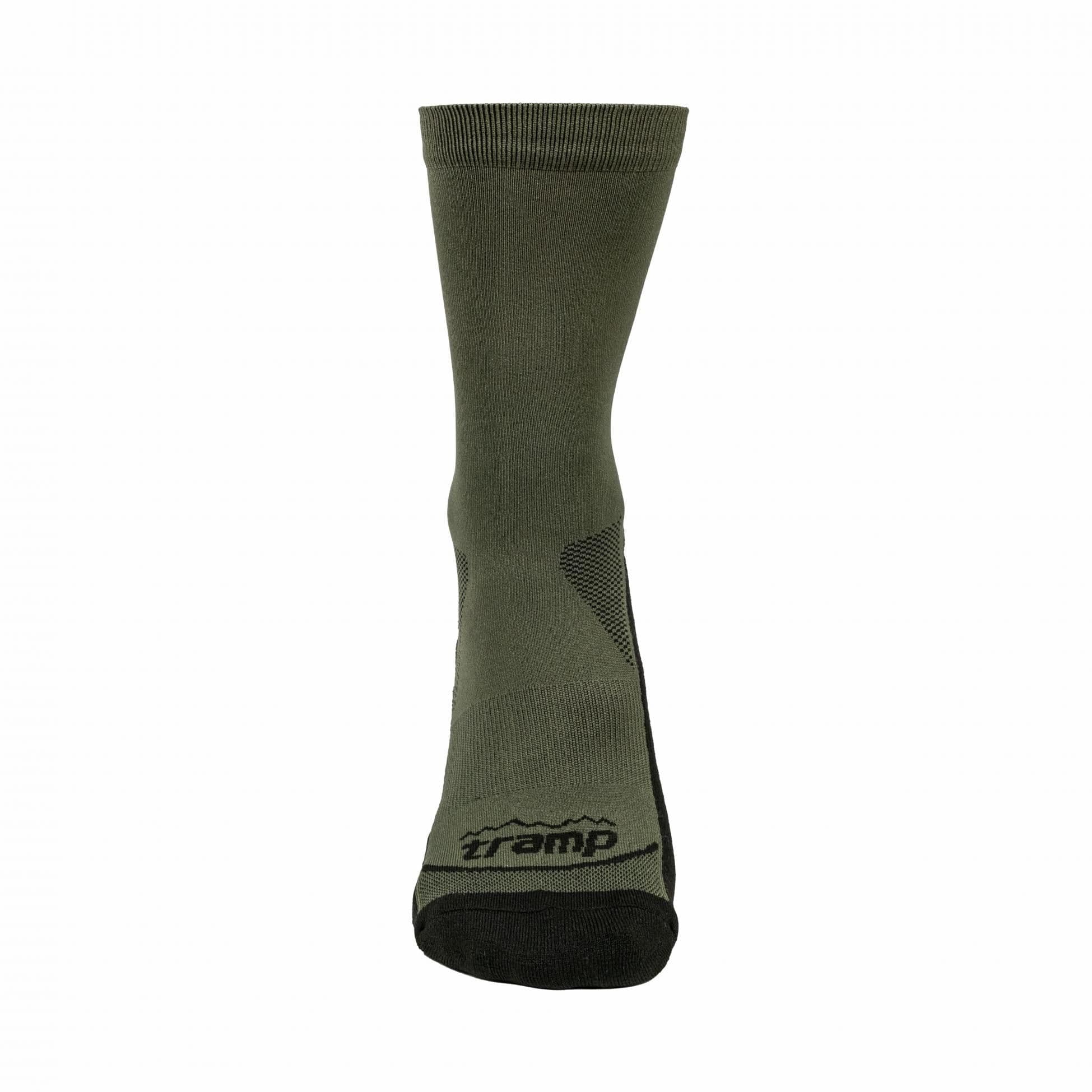 Шкарпетки демісезонні Tramp UTRUS-001-black-olive, 44/46 — 4