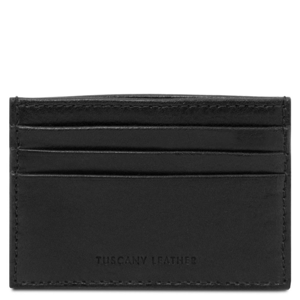 Кожаный кардхолдер Tuscany Leather TL142471 (Черный)