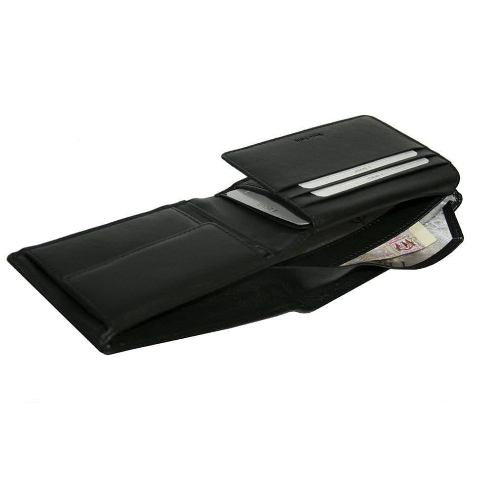 Портмоне кожаное Cortina 5051 nero черный — 3