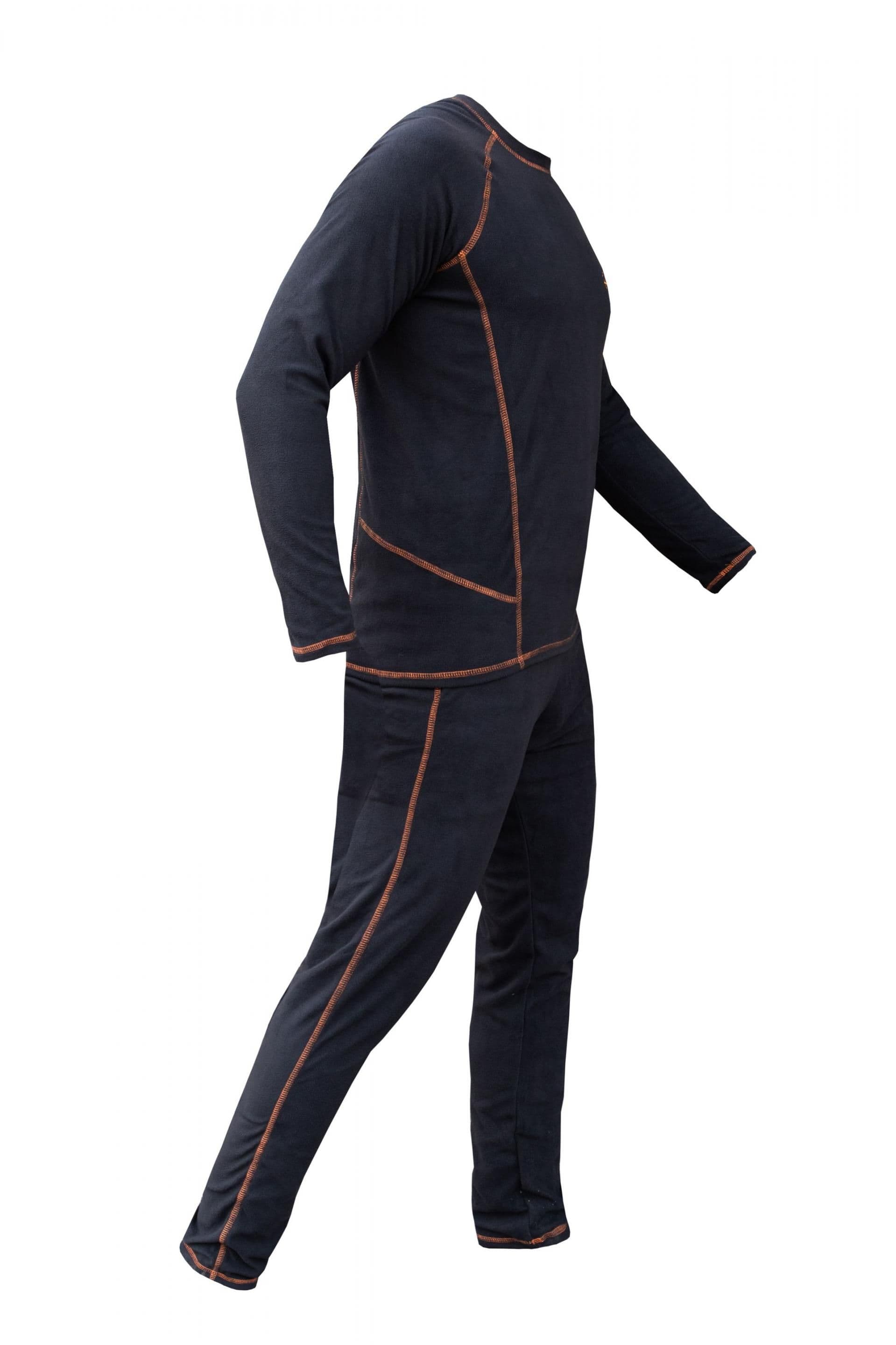 Термобілизна чоловіча Tramp Microfleece комплект (футболка+штани) black UTRUM-020, UTRUM-020-black-3XL — 3