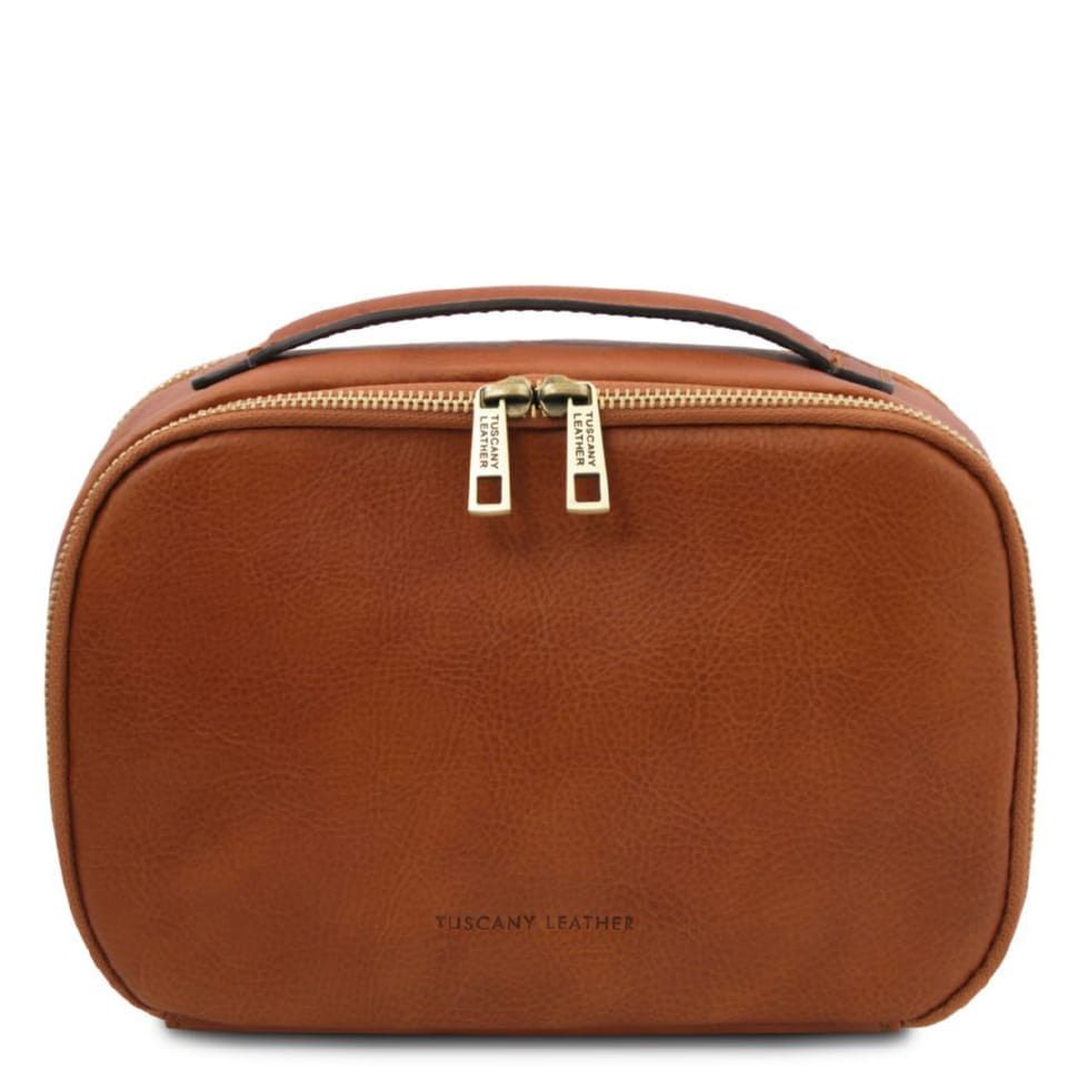 Кожаная косметичка Marvin Tuscany TL142326 (Телесный)