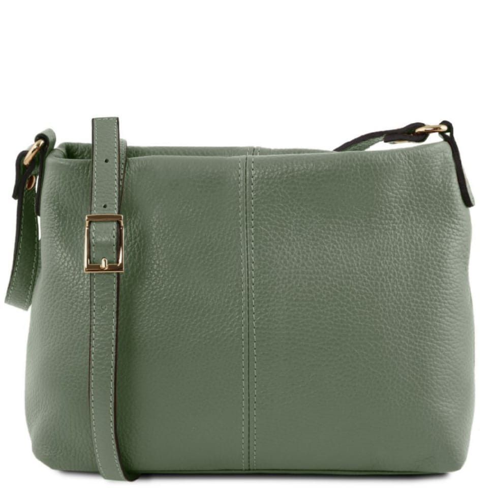 Женская кожаная сумка через плечо TL141720 Tuscany Leather (Mint Green)