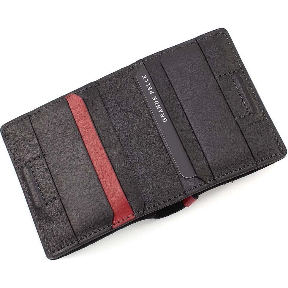 Небольшое мужское кожаное портмоне Grande Pelle 52761060 — 4
