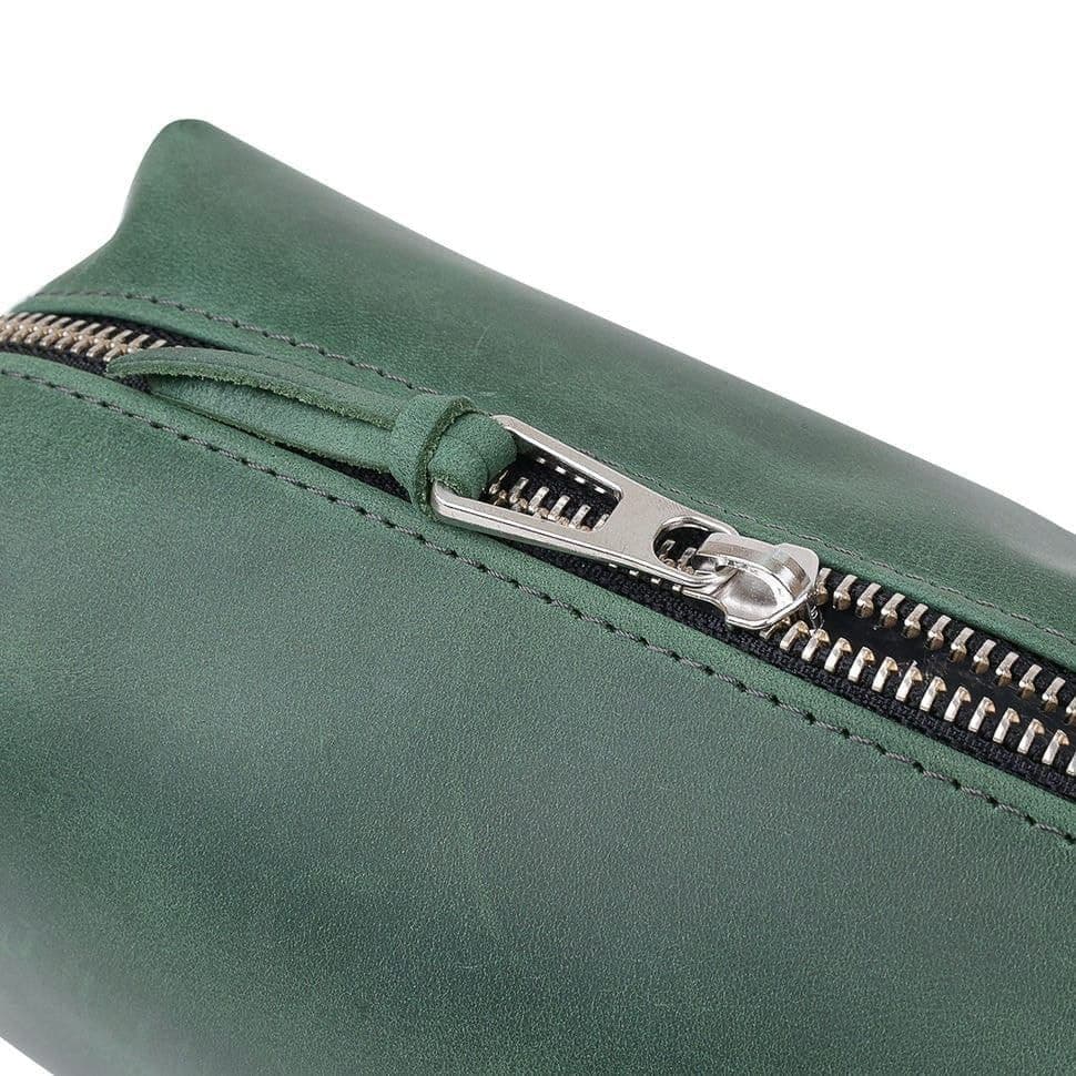 Косметичка несесер зелена Grande Pelle 803191 — 4