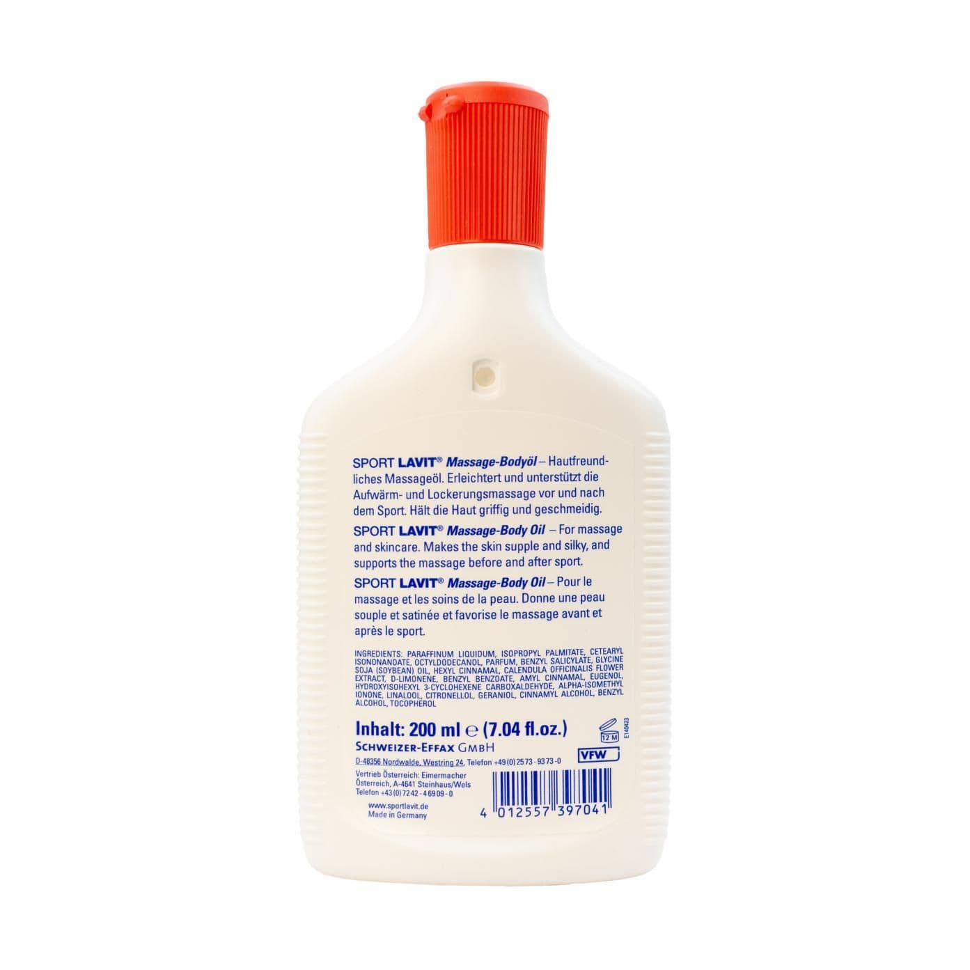 Масло масажне Sport Lavit Bodyoil 200ml — 2