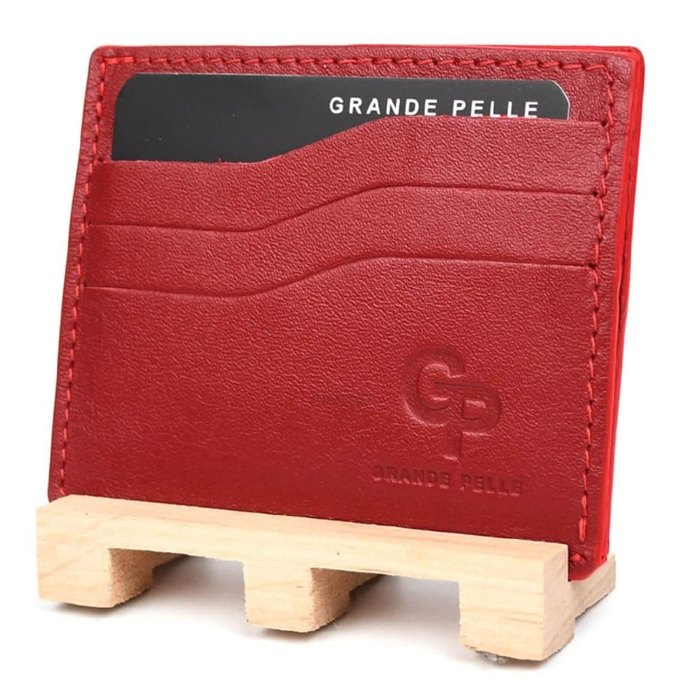 Кардхолдер CardCase, червоний Grande Pelle 305660 — 4