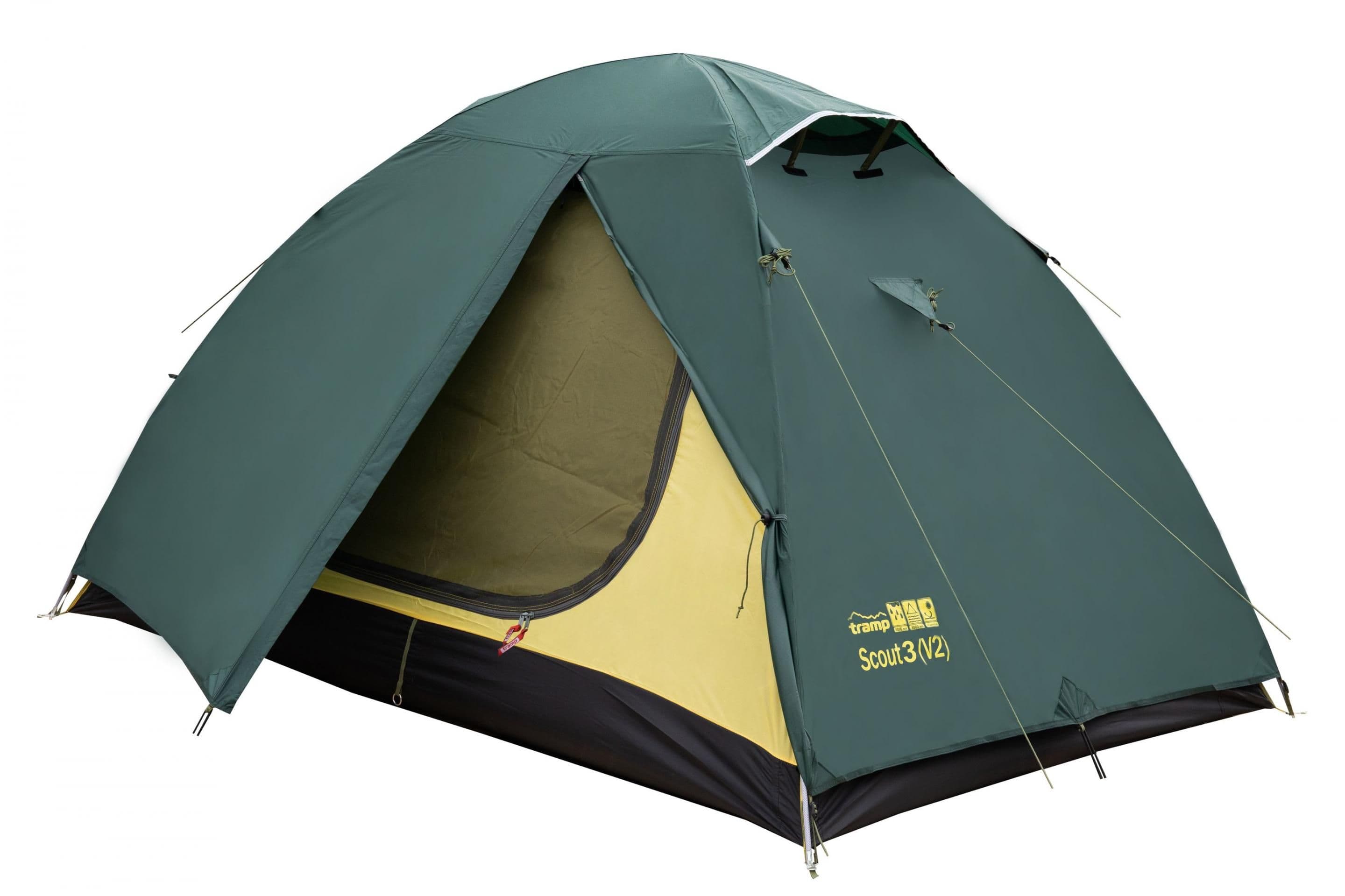 Намет Tramp Scout 3 (v2) green UTRT-056 — 2