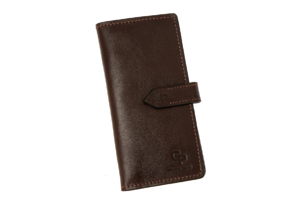 Портмоне кожаное 524620 GP, шоколад, от бренда Grande Pelle