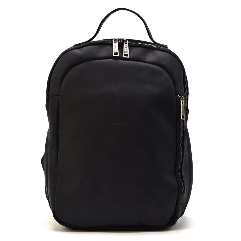 Міський чорний рюкзак RA-3072-3md TARWA шкіра Crazy Horse — 3