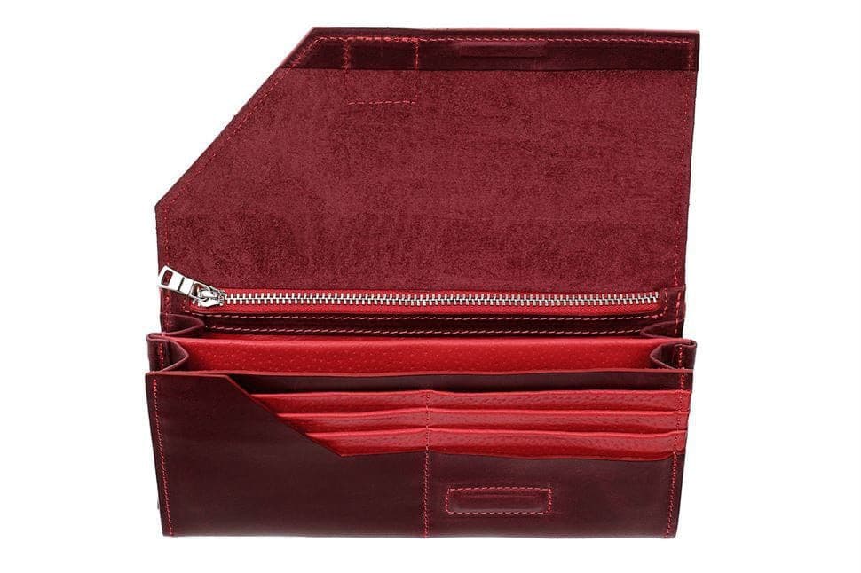 Портмоне Festa, бордо Grande Pelle 513161 — 4