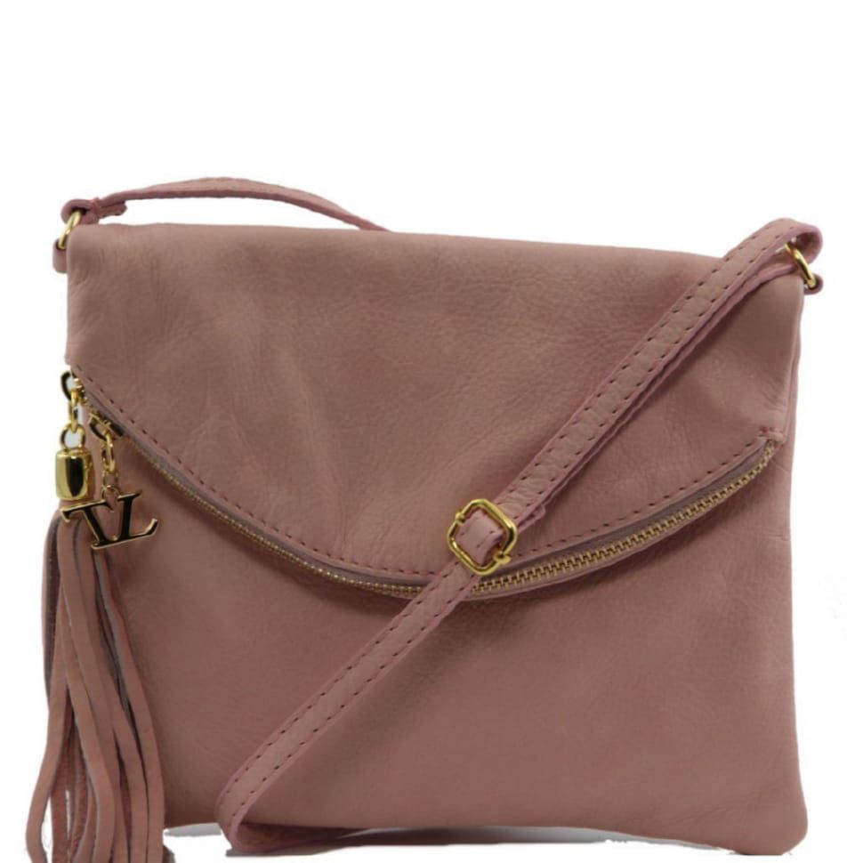 Женская кожаная сумка Tuscany Leather Young Bag TL141153 (Розовый)