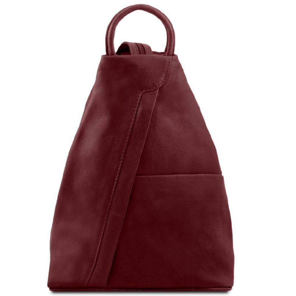 Кожаный рюкзак Tuscany Leather Shanghai TL140963 (Bordeaux)