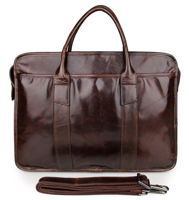 Сумка портфель з високоякісної шкіри John McDee JD7321C — 2