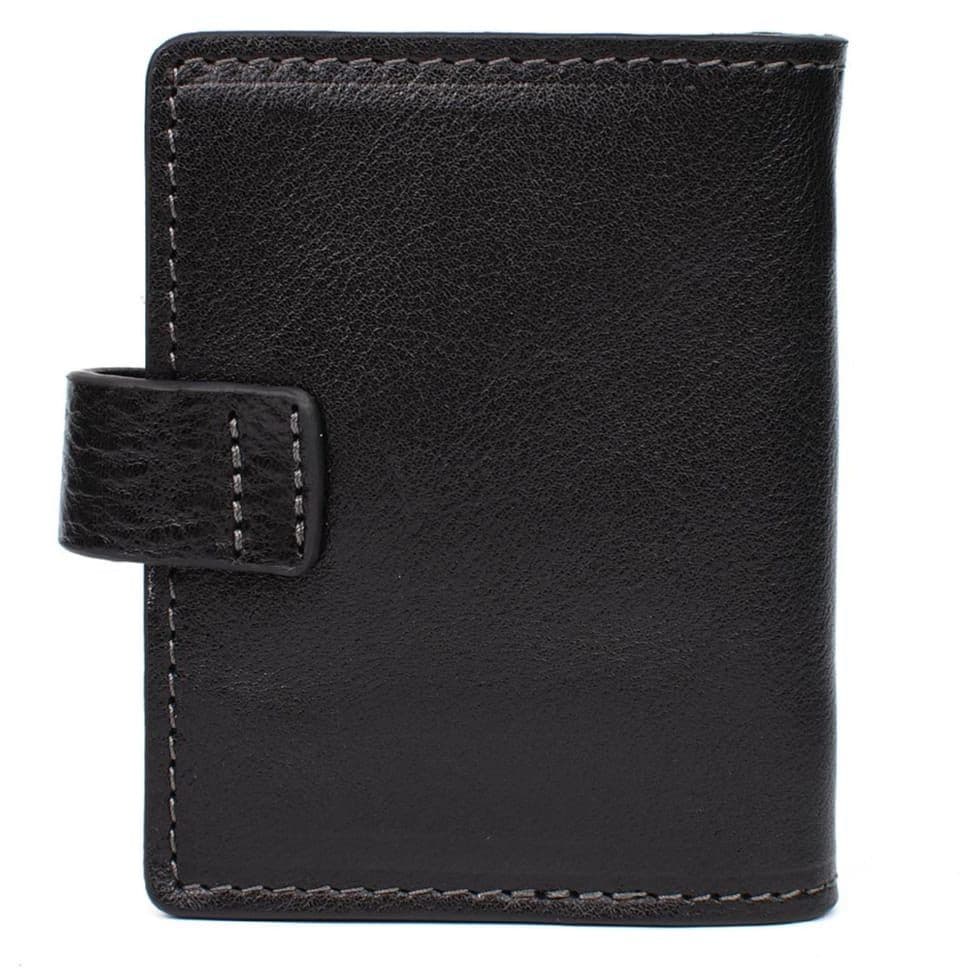 Кардхолдер CardCase чорна шкіра Grande Pelle 311410 — 4