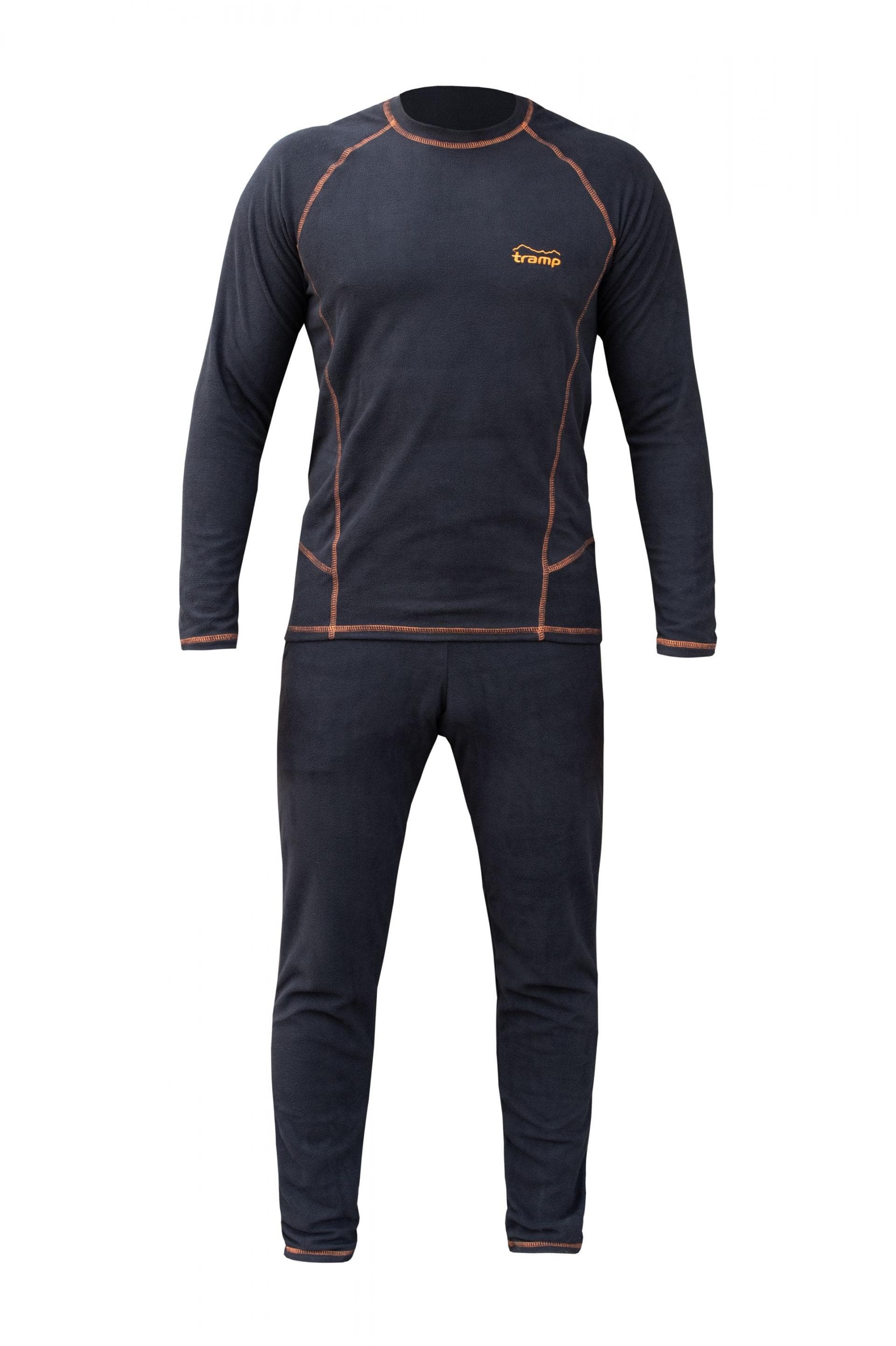 Термобілизна чоловіча Tramp Microfleece комплект (футболка+штани) black UTRUM-020, UTRUM-020-black-3XL — 1