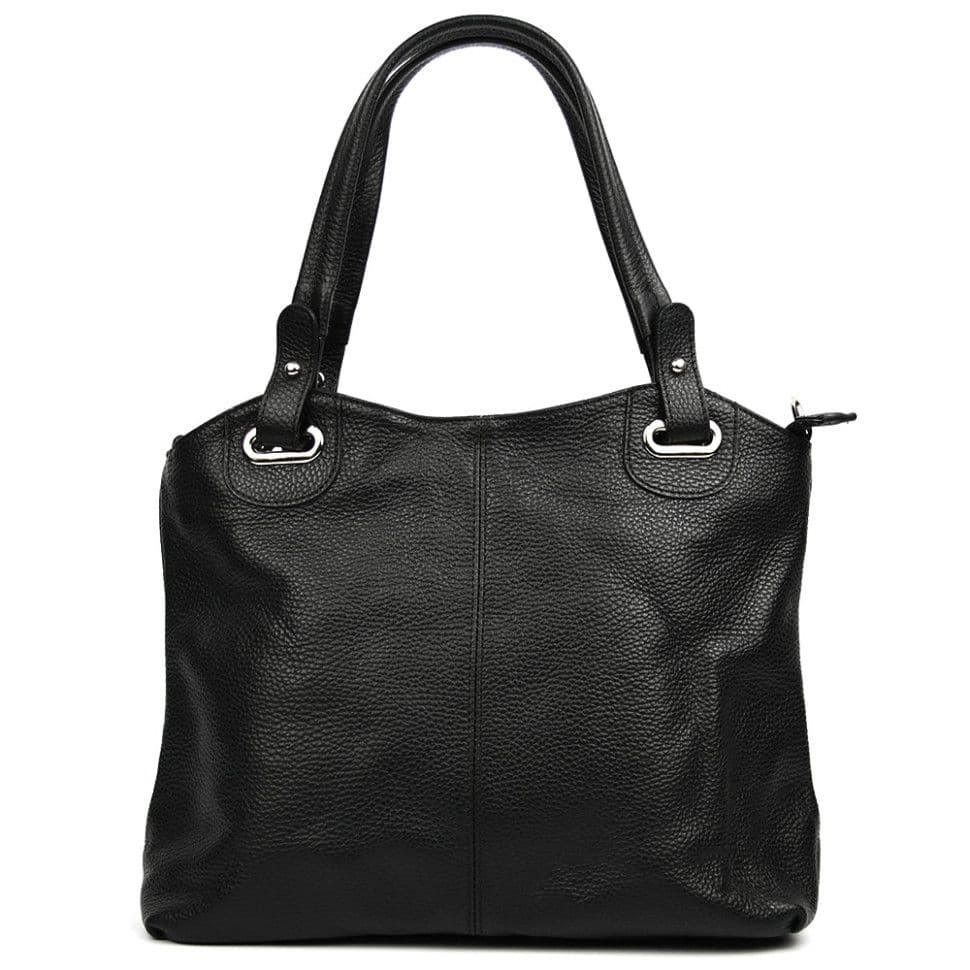 Шкіряна жіноча сумка Virginia Conti Italy - Art2234black — 2