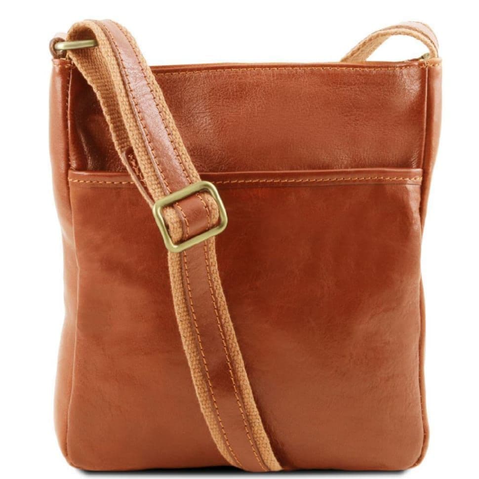JASON - Мужская кожаная сумка через плечо Tuscany Leather TL141300 (Мед) — 2