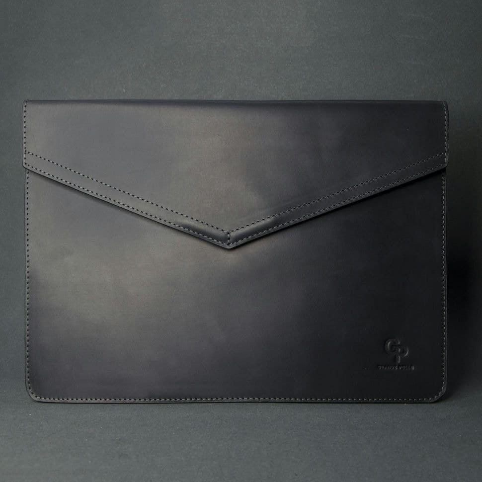 Чехол для MacBook 12" кожа Crazy Horse ,чорный