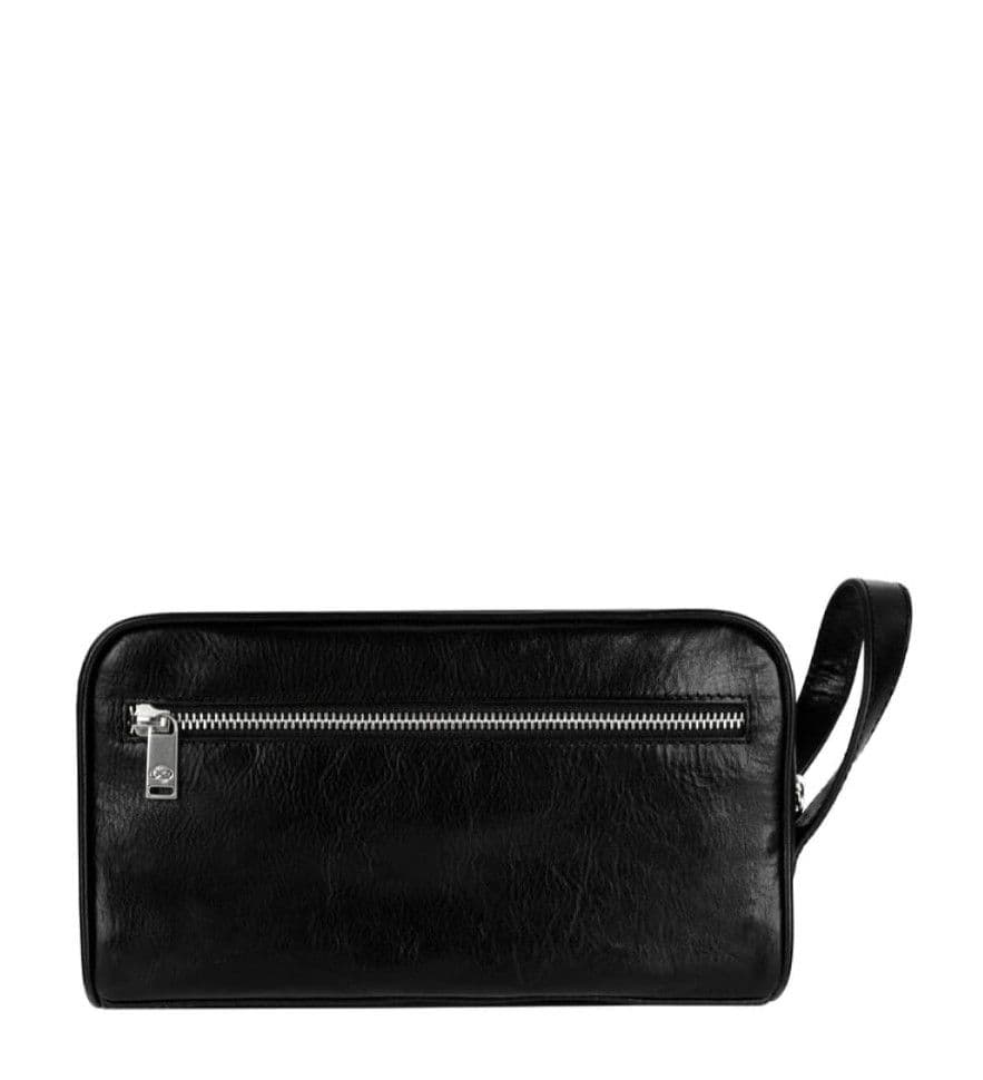 Женская кожаная косметичка Dopp Kit - All the Kings Men -  Черный цвет - Time Resistance 5228201W — 4