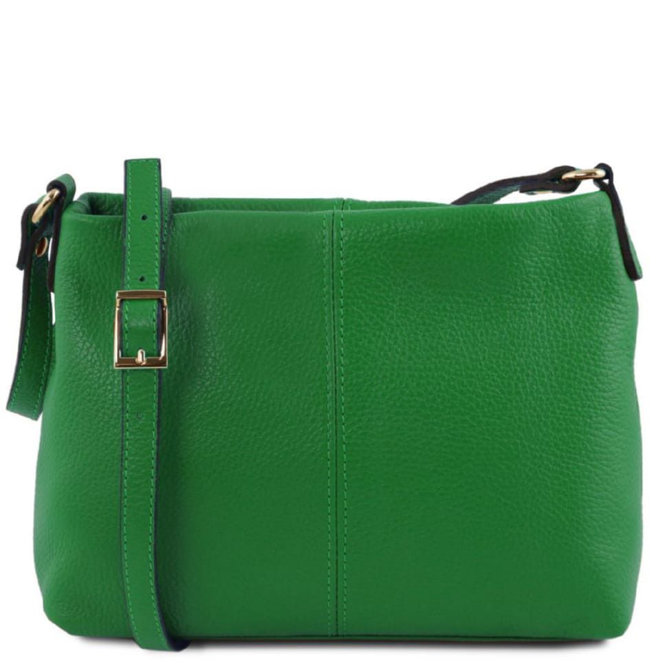 Женская кожаная сумка через плечо TL141720 Tuscany Leather (Зеленый)