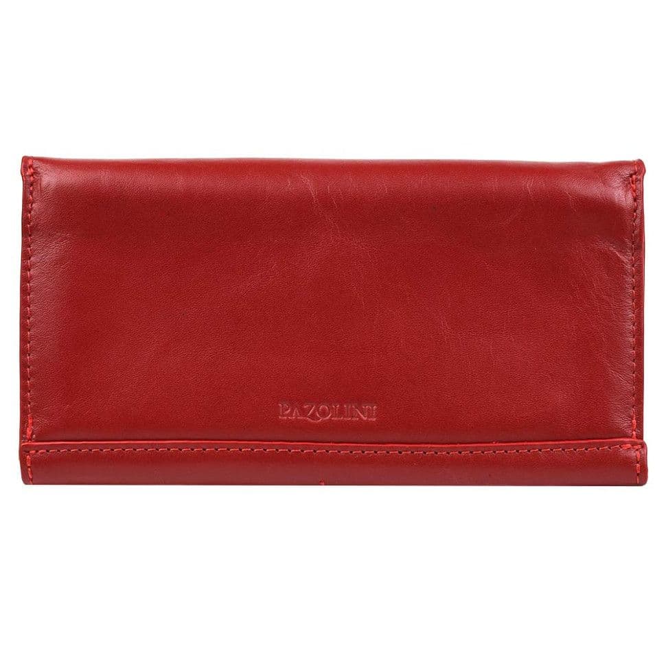 Жіночий шкіряний гаманець Pazolini CP3660 червоний — 3