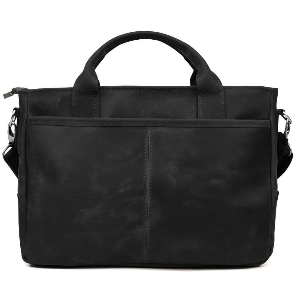 Сумка-портфель чоловіча на плече з ручками TARWA чорний RА-3990-3md — 3