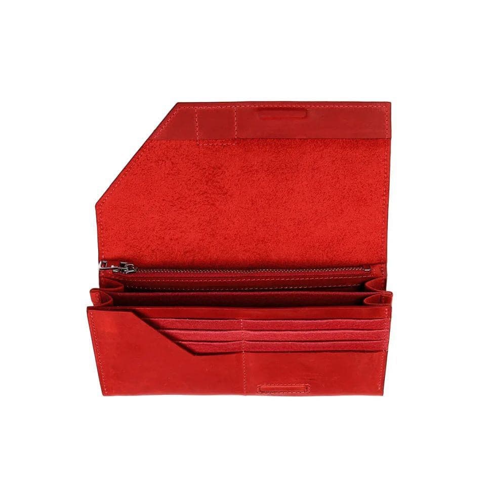 Портмоне Festa червоне Grande Pelle 513160 — 4