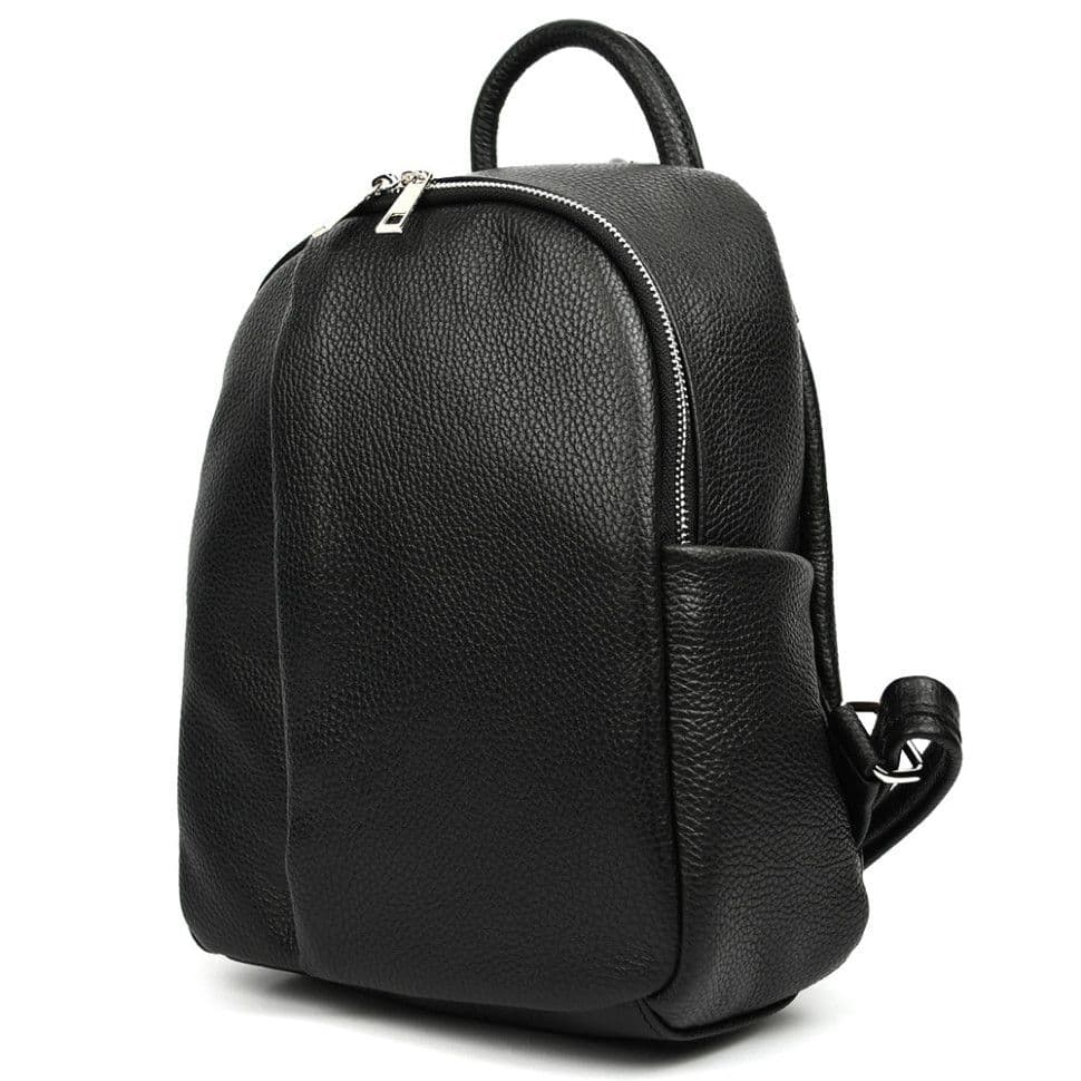 Шкіряний жіночий рюкзак Virginia Conti Italy - VC3964fblack — 4