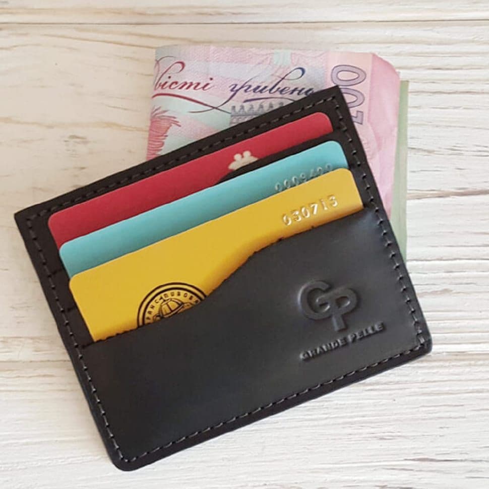 Кардхолдер CardCase, коньяк Grande Pelle 305110 — 4