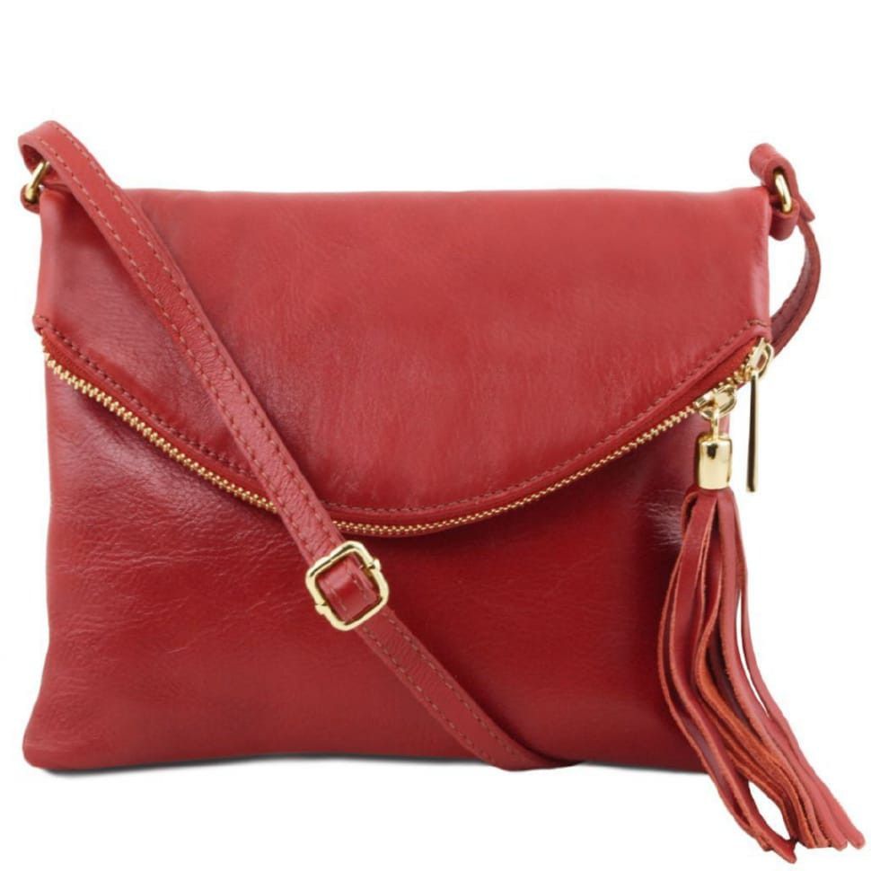 Женская кожаная сумка Tuscany Leather Young Bag TL141153 (Красный)