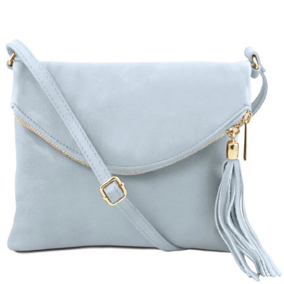 Женская кожаная сумка Tuscany Leather Young Bag TL141153 (Светло-голубой)