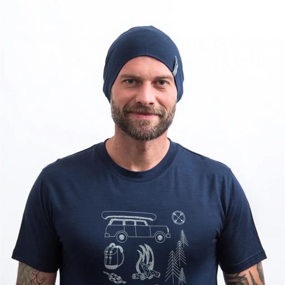 Шапка Sensor Merino Active deepblue 25200091, SU32MA-deep-blue-M — 2