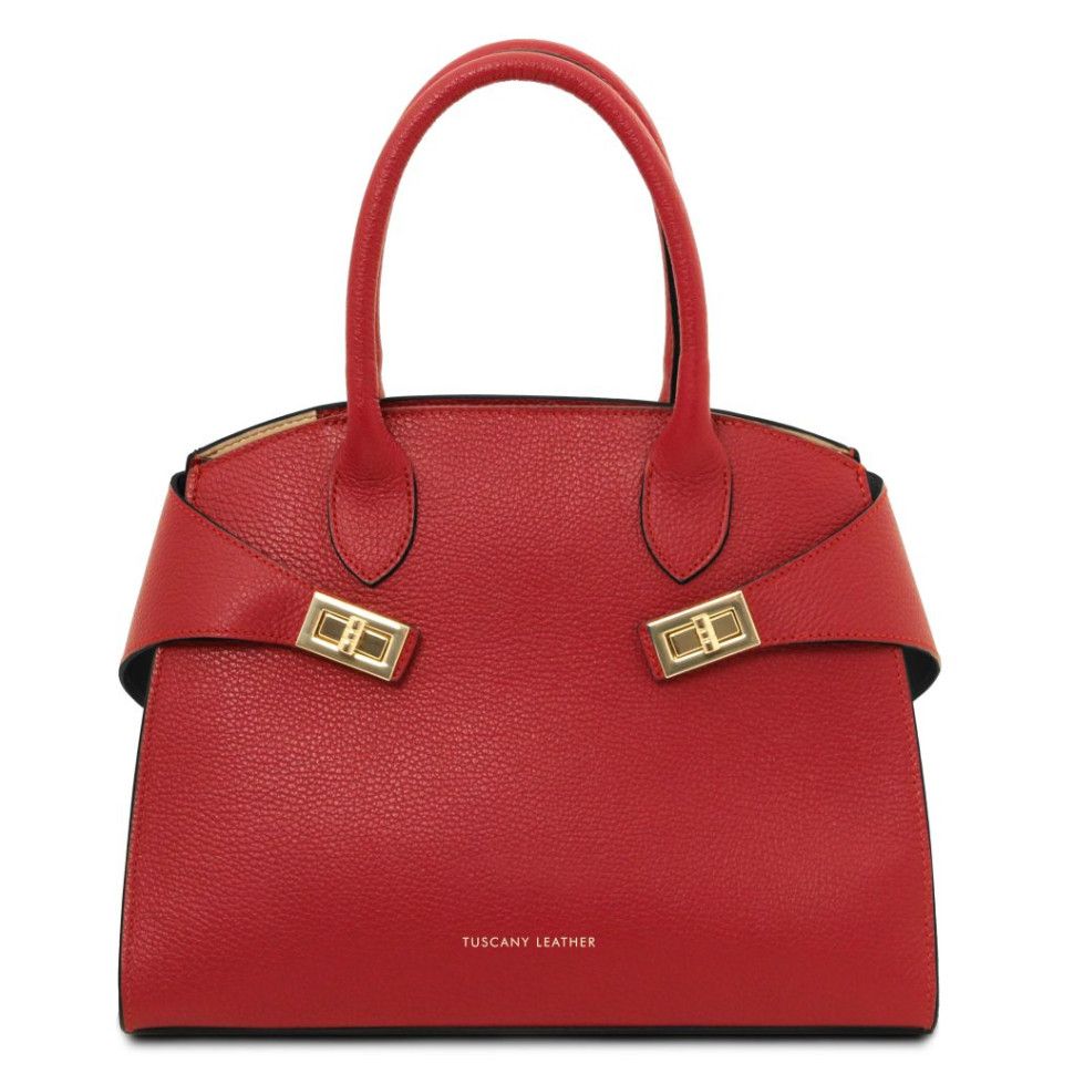 Кожаная сумка Coccola Tuscany TL142421 (Lipstick Red)